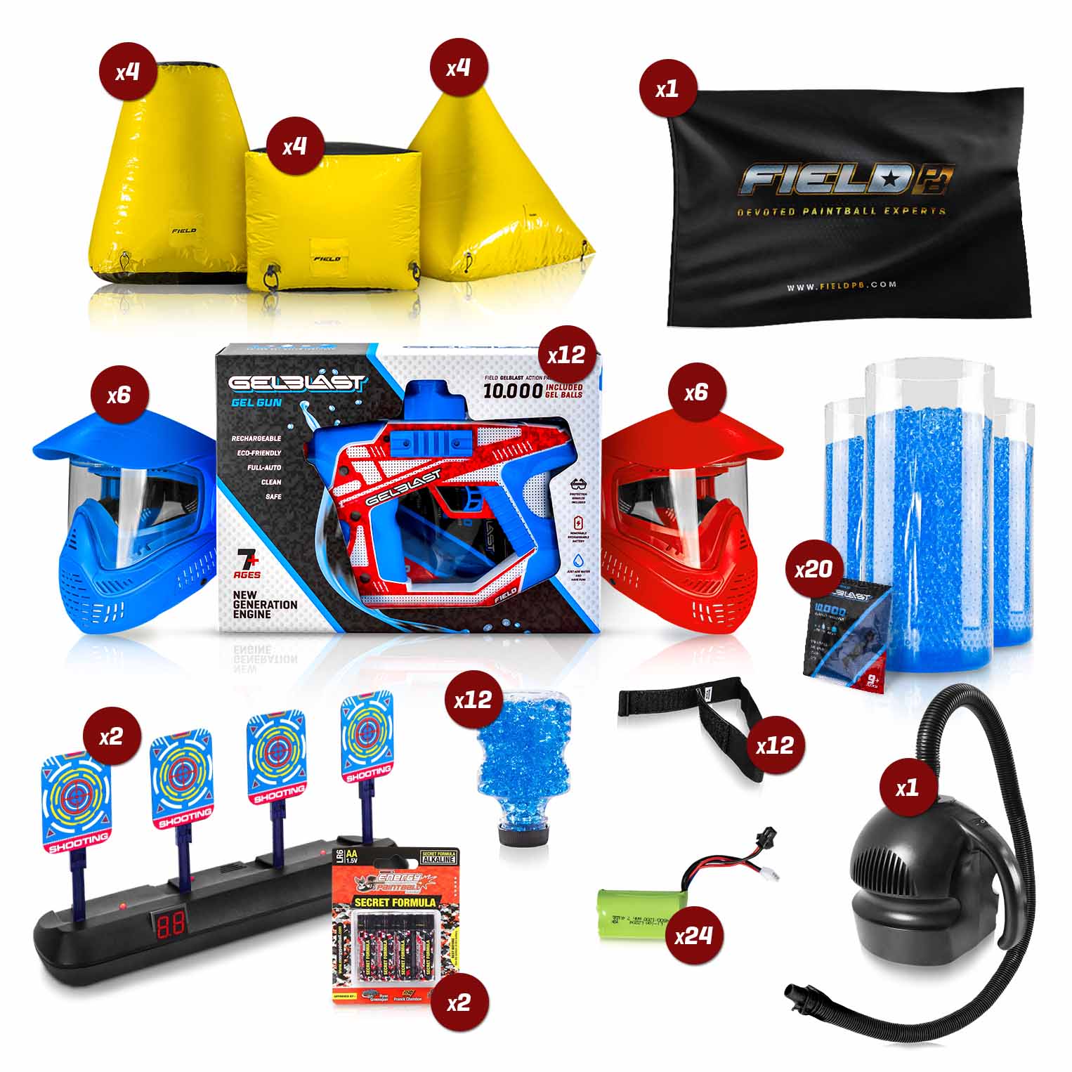 Field 12 x GelBlast Mobile Pack