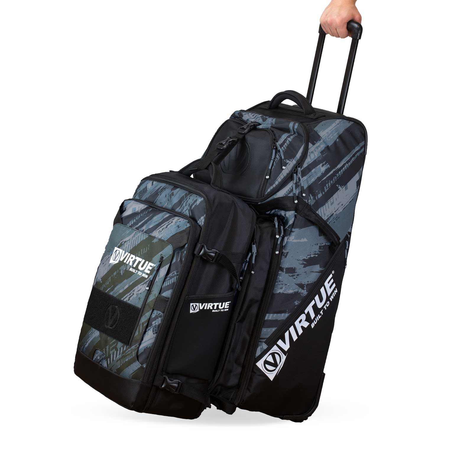 Virtue Gambler Expanding Gear Backpack Graphic Black